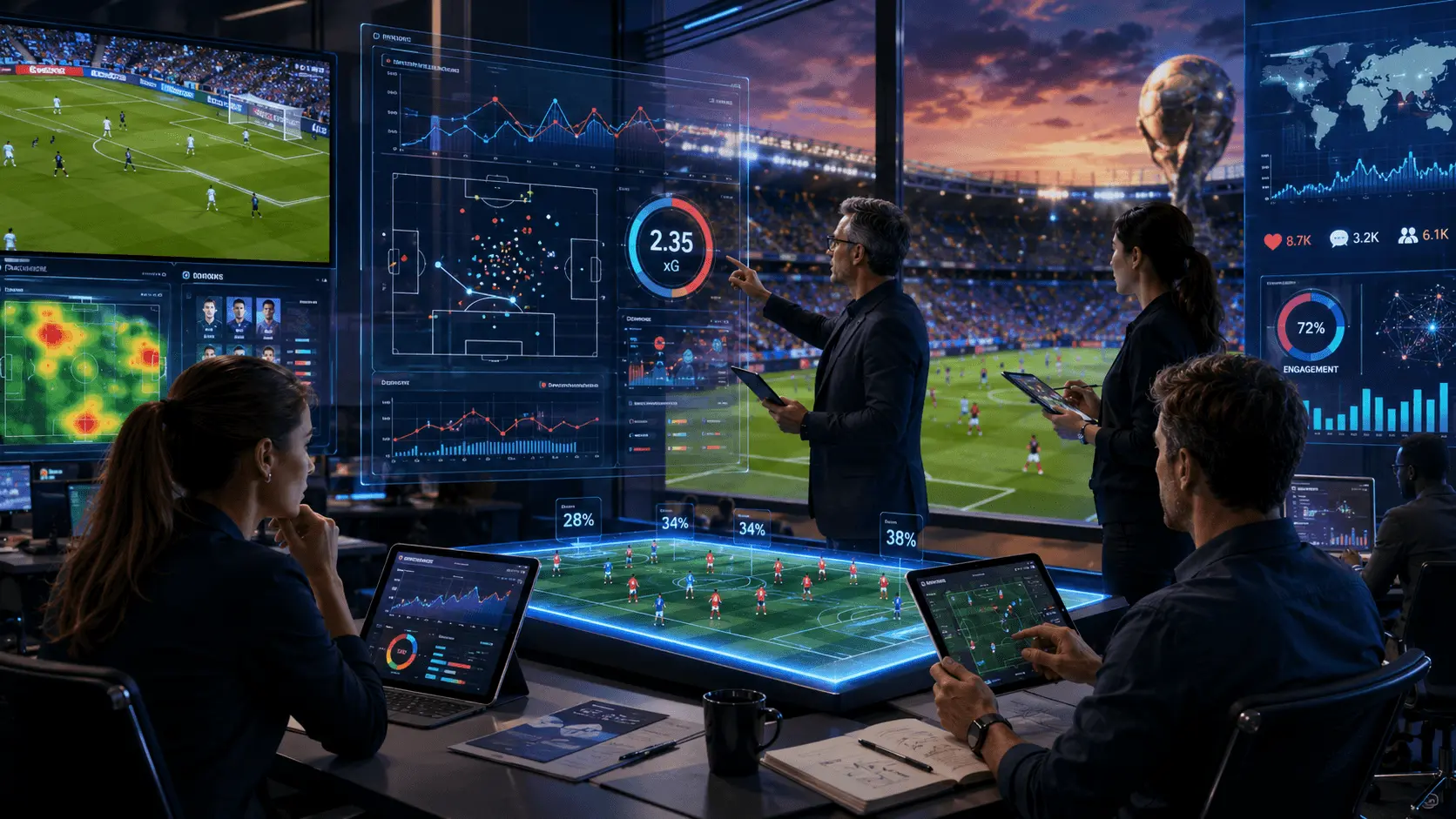 A Cobertura Esportiva em 2026: Como os Dados e a Copa do Mundo Desafiam o Jornalismo Moderno