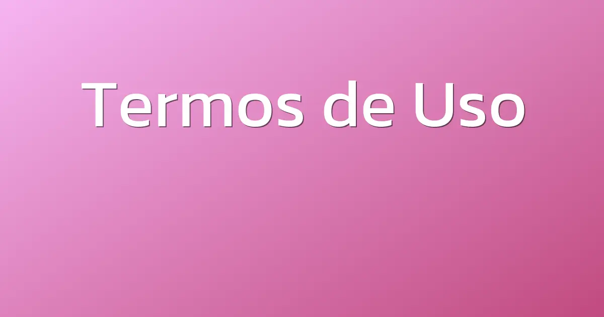 Termos de Uso